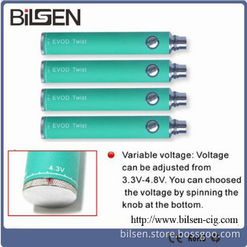the newest e-cig , the v v ego  battery evod twist battery